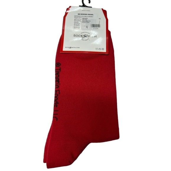 Tapatio Salsa Picante Hot Sauce Graphic Cotton Crew Socks One Size Fits Most Men - Picture 2 of 4